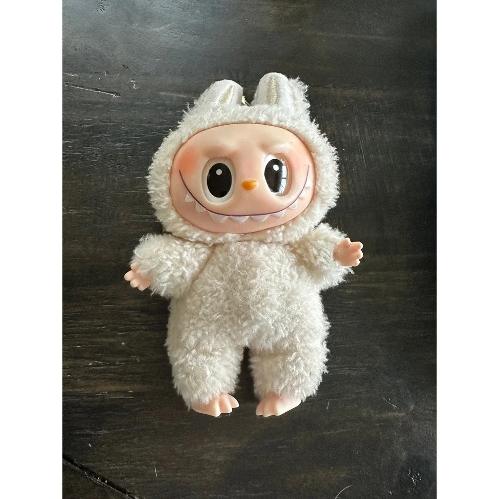 POP MART Skullpanda City‎ of Dreams Crybaby Keychain Charm Plush Toy White Bunny